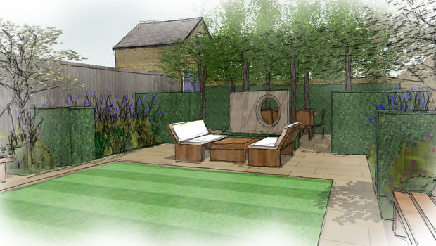 Wimbledon SW19 Contemporary Garden