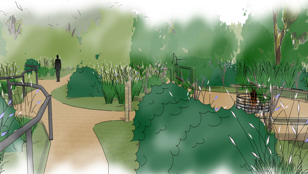 Blind Veterans UK Centenary Garden Wales